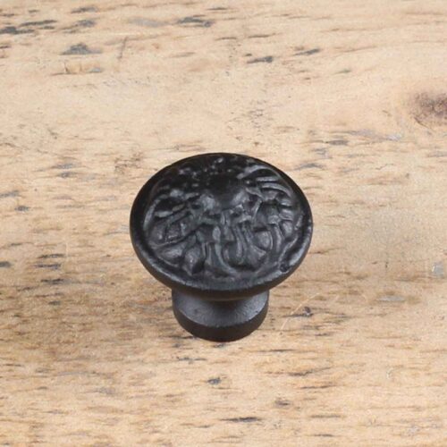 Bouton Fleur de lys 1"1/4 noir