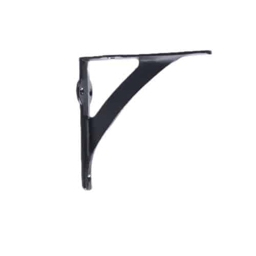 Black 5 x 5 inch Metal Shelf Bracket