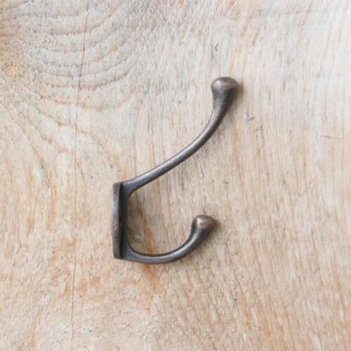 Crochet industriel cuivre antique