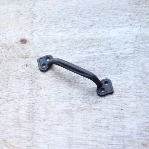 Poignée antique cœur noire