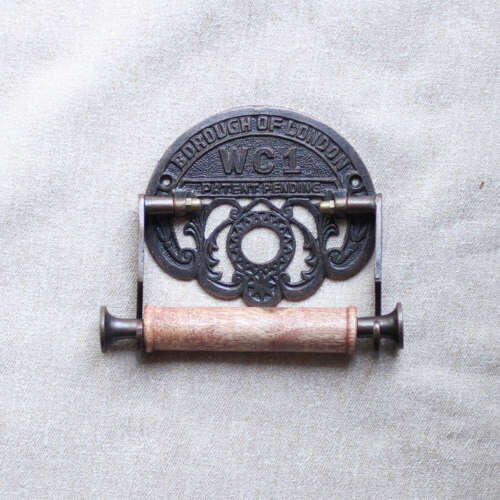 Antique Copper WC1 Cast Iron TP Holder