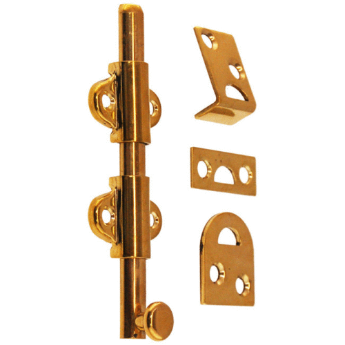 Verrou en laiton de surface 4"