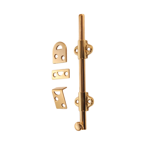 Verrou en laiton de surface 8"