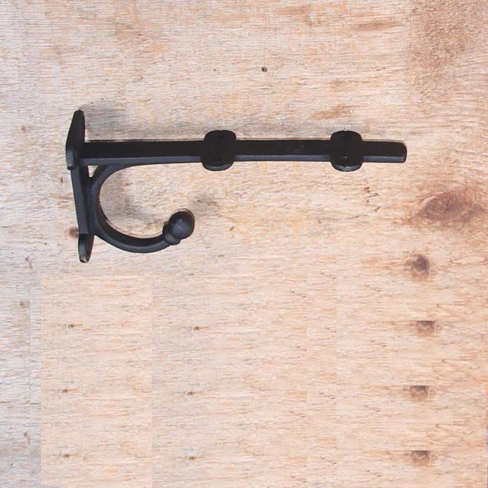 équerre décorative a tablette avec crochet manteau