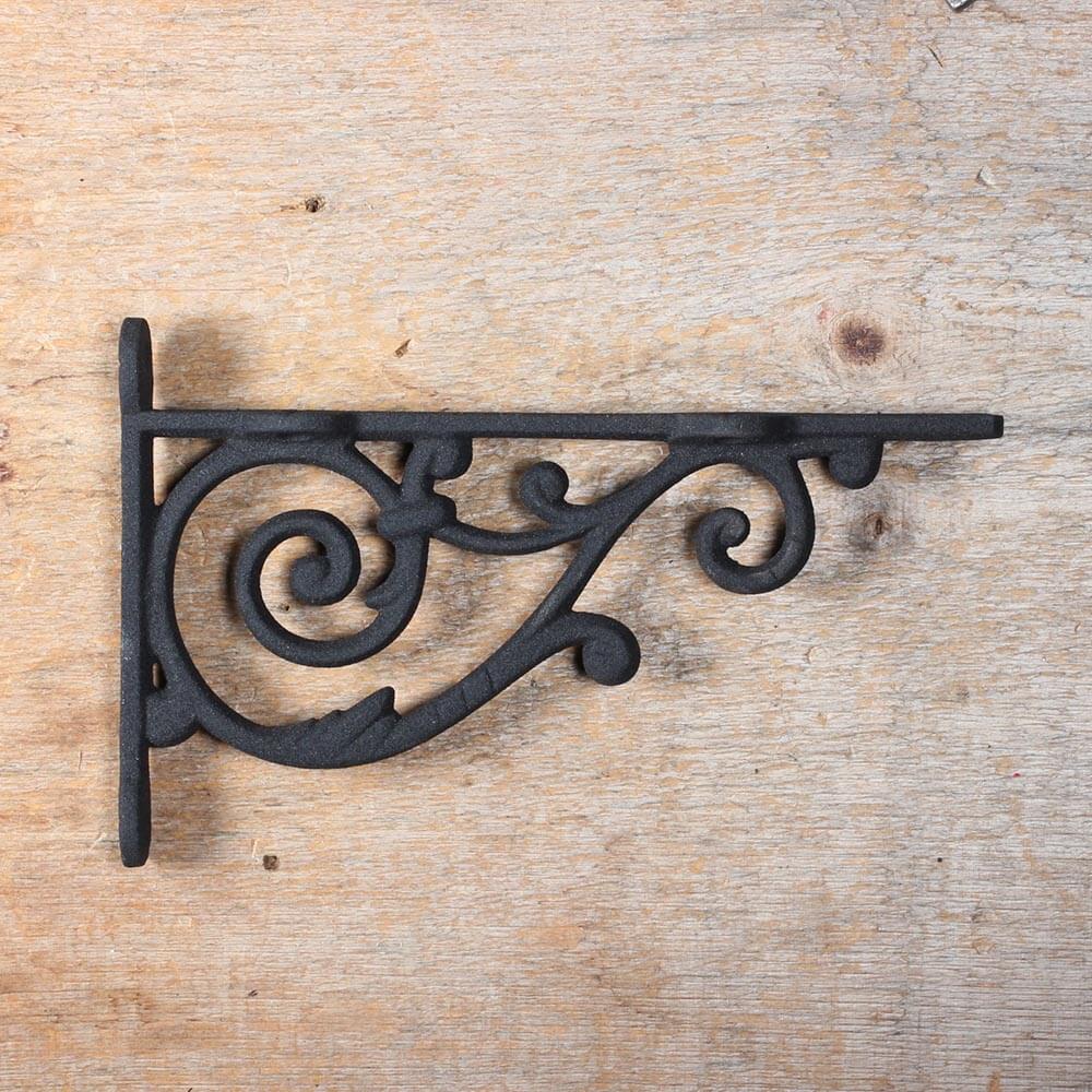 équerre a tablette noire en fonte