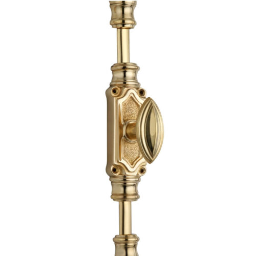 Classic brass cremone bolt