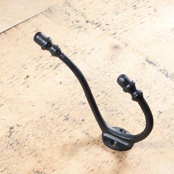Classic 6-inch Black Acorn Hook