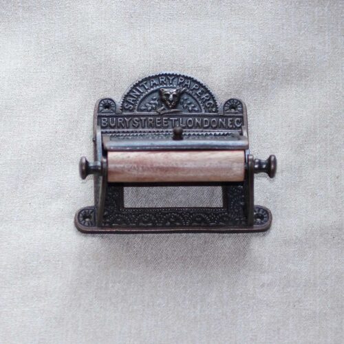 Support à papier de toilette Burry London fini laiton antique