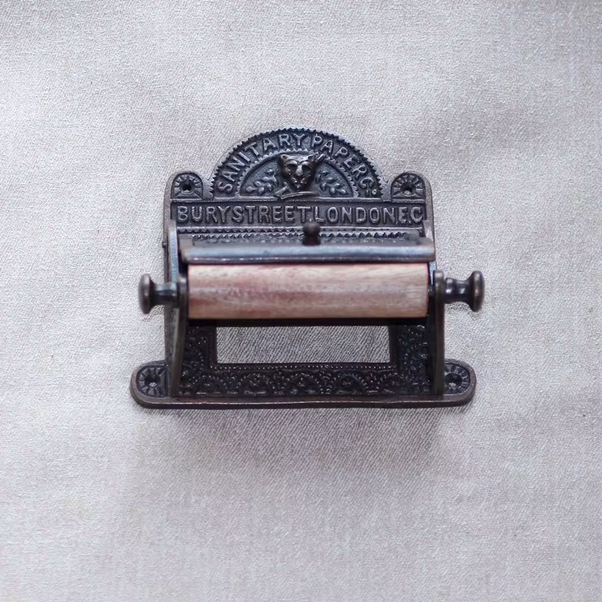 Support à papier de toilette Burry London fini laiton antique