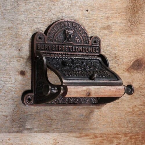 Support à papier de toilette Burry London fini cuivre antique